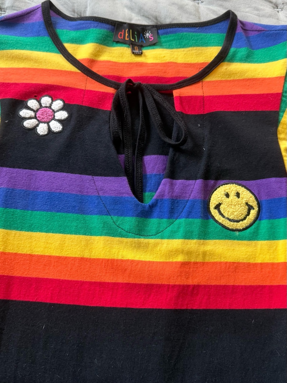 dELiA*s Rainbow Stripe dress - Picture 2 of 4